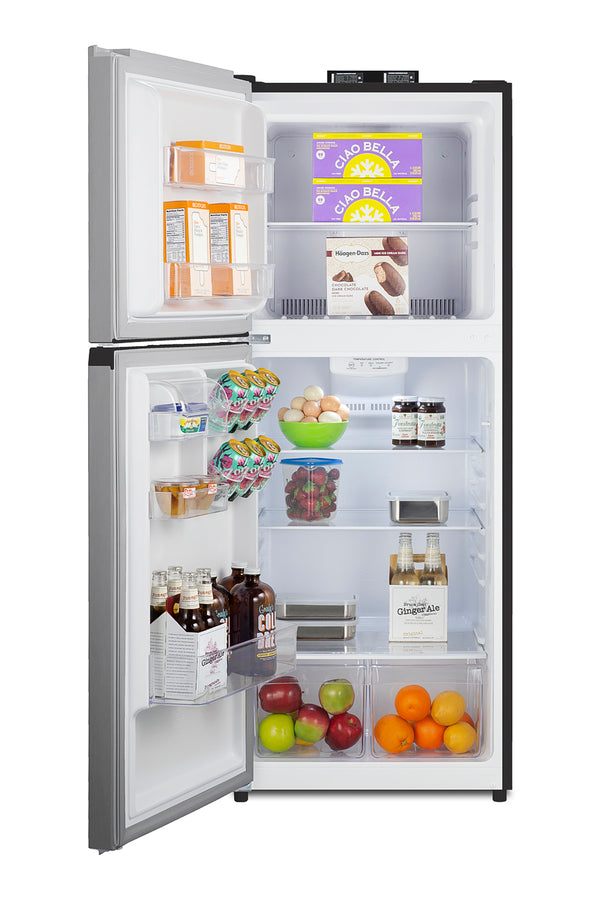 Frost-free break room refrigerator-freezer with NIST calibrated alarm/thermometers (Model BKRF1089PLLHD) - Full