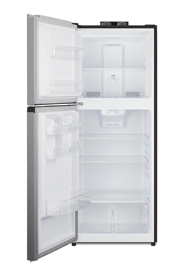 Frost-free break room refrigerator-freezer with NIST calibrated alarm/thermometers (Model BKRF1089PLLHD) - Open
