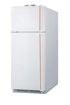 30" Wide Break Room Refrigerator-Freezer with Antimicrobial Pure Copper Handle (Model BKRF18WCPLHD)