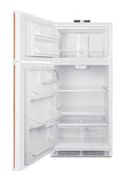 30" Wide Break Room Refrigerator-Freezer with Antimicrobial Pure Copper Handle (Model BKRF18WCPLHD)