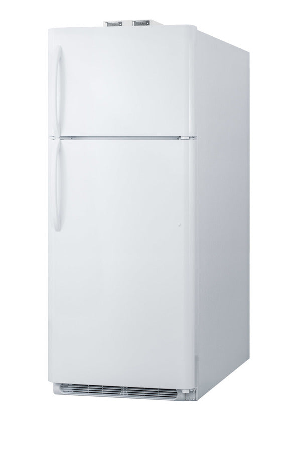 30" Wide Break Room Refrigerator-Freezer (Model BKRF18W) - Angle