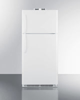 Accucold 18 cu.ft. break room refrigerator-freezer in white with NIST calibrated, Left Hinge – BKRF18WLHD