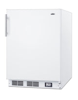 Accucold Built-in undercounter ADA compliant break room refrigerator-freezer, Left Hinge – BKRF661BIADALHD - Angle
