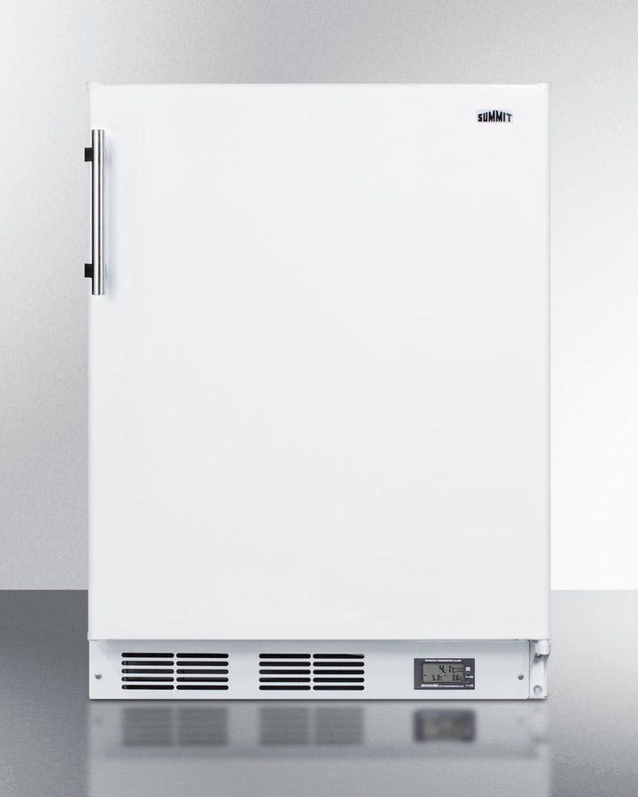 Accucold Built-in undercounter ADA compliant break room refrigerator-freezer, Left Hinge – BKRF661BIADALHD