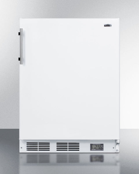 Accucold Built-in undercounter ADA compliant break room refrigerator-freezer, Left Hinge – BKRF661BIADALHD