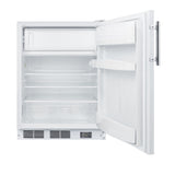 24" Wide Break Room Refrigerator-Freezer, ADA Compliant, ADA (Model BKRF661BIADA) - Open
