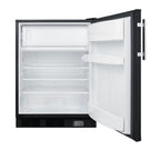 Accucold Built-in undercounter ADA compliant break room refrigerator-freezer, Left Hinge – BKRF663BBIADALHD