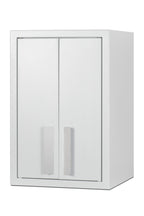 Accucold 12" wide wall cabinet with powder coated metal construction in a white finish – CAB1218TALLWH