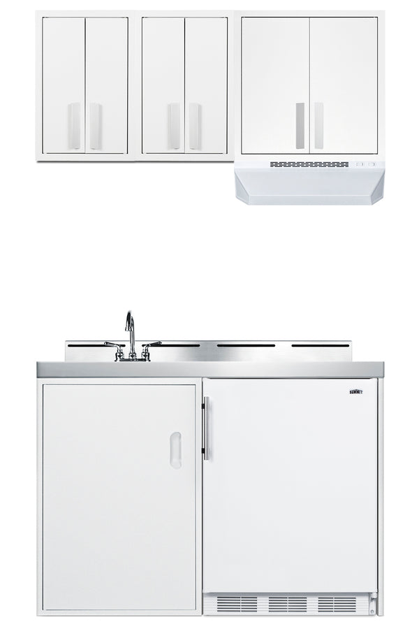 Accucold 18" wide wall cabinet with powder coated metal construction in a white finish – CAB1812WHITE - Detail