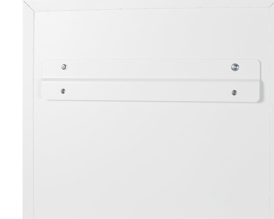 Accucold 18" wide wall cabinet with powder coated metal construction in a white finish – CAB1818WHITE