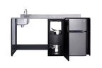 Barrier-free all-in-one kitchenette with refrigerator, sink, and cooktop, ADA (Model CK72ADALBF)