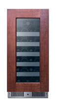 Accucold 15" Wide Built-in Wine Cellar with Panel-ready Glass Door (Model CL155WC1PNRLHD)