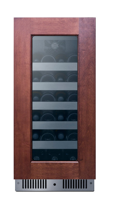 Accucold 15" Wide Built-in Wine Cellar with Panel-ready Glass Door (Model CL155WC1PNRLHD)