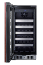 Accucold 15" Wide Built-in Wine Cellar with Panel-ready Glass Door (Model CL155WC1PNRLHD)