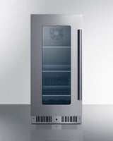 15" Wide Built-in Beverage Center with Seamless Stainless Steel Door Trim (Model CL156BV1LHD)