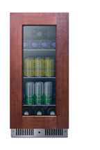 Accucold 15" Wide Built-in Beverage Center with Panel-ready Glass Door (Model CL156BV1PNRLHD)