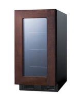 18" Wide Built-in Beverage Center with Panel-ready Glass Door (Model CL181WBVPNRLHD)