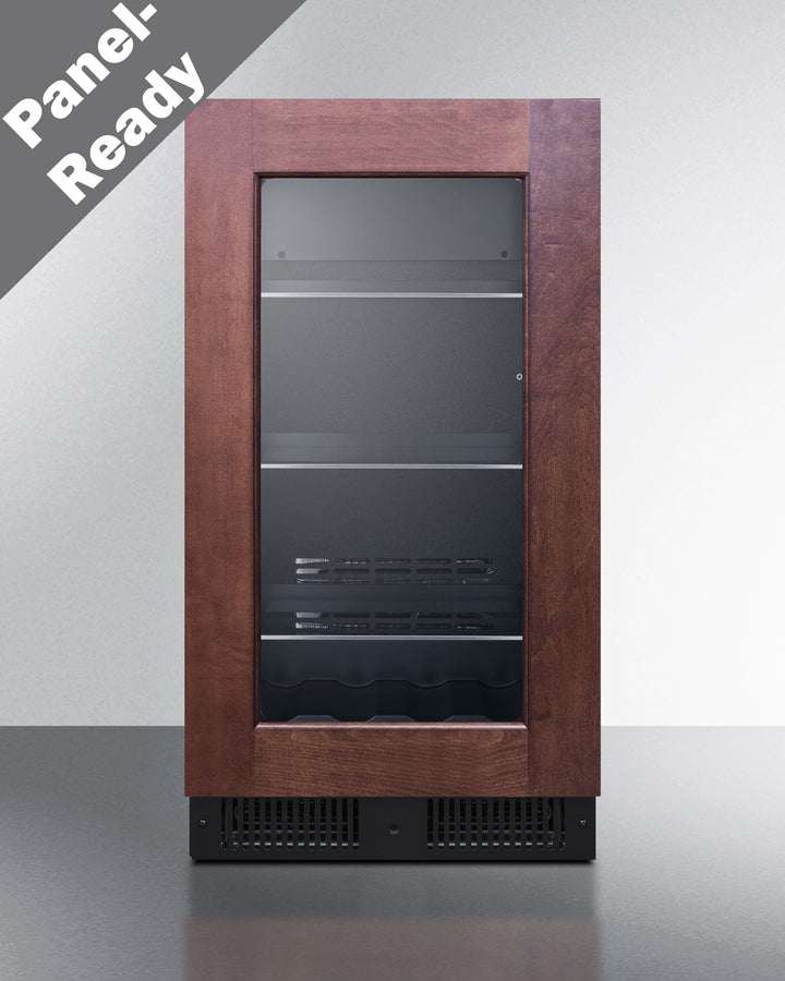 18" Wide Built-in Beverage Center with Panel-ready Glass Door (Model CL181WBVPNRLHD)