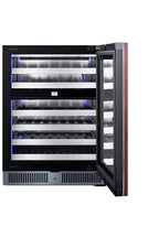 24" Wide Premium Dual Zone Undercounter Wine Cellar with Panel-ready Glass Door (Model CL244WC2PNR)