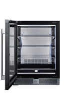 Accucold 24" Wide Premium Built-in Undercounter Beverage Center (Model CL24BV1LHD)