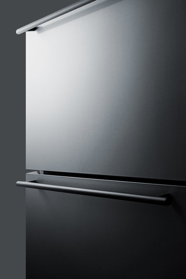 Built-in undercounter two-drawer all-freezer with frost-free operation, stainless steel construction, and panel-ready dr