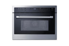 Accucold 24" Wide 115v Built-in Speed Oven with Convection, Microwave, and Standard Oven Settings in a Stainless Steel and Glass