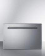 18" Wide Single Drawer Cooler for Built-in Installation, Panel-ready Stainless Steel Drawer Front - Front