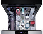 18" Wide Single Drawer Cooler for Built-in Installation, Panel-ready Stainless Steel Drawer Front - Full Makeup