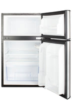 19" Wide 2-Door Refrigerator-Freezer, ADA Height, ADA (Model CP34BSSADA) - Open