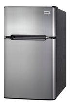 Accucold ENERGY STAR certified counter height 2-door refrigerator-freezer with stainless – CP34BSS - Angle