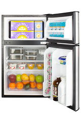 Accucold ENERGY STAR certified counter height 2-door refrigerator-freezer with stainless – CP34BSS - Full