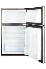 Accucold ENERGY STAR certified counter height 2-door refrigerator-freezer with stainless – CP34BSS - Open