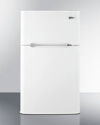 Accucold ENERGY STAR certified counter height 2-door refrigerator-freezer in white, Left Hinge, ADA – CP34WADALHD