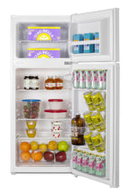 Accucold 2-door Cycle Defrost Refrigerator-freezer in White, 4.5 Cu.ft. (Model CP72WLHD)