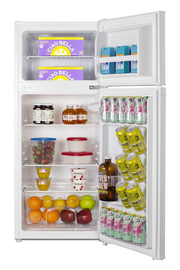 Accucold 2-door Cycle Defrost Refrigerator-freezer in White, 4.5 Cu.ft. (Model CP72WLHD)