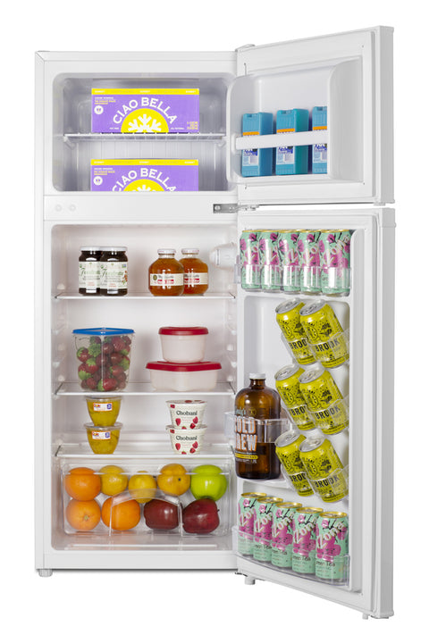 Accucold 2-door Cycle Defrost Refrigerator-freezer in White, 4.5 Cu.ft. (Model CP72WLHD)