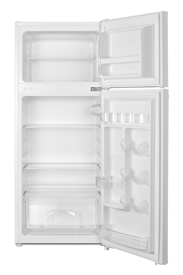 Accucold 2-door Cycle Defrost Refrigerator-freezer in White, 4.5 Cu.ft. (Model CP72WLHD)