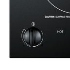 12" Wide 115V 1-Burner Radiant Cooktop