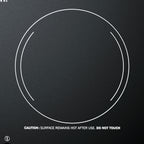 12" Wide 115V 1-Burner Radiant Cooktop