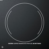 12" Wide 115V 1-Burner Radiant Cooktop