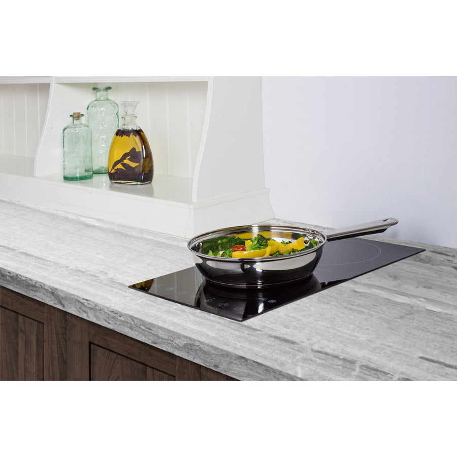 12" Wide 115V 2-Burner Radiant Cooktop (Model CR2B15T1B)