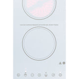 15" Wide 115V 2-Burner Radiant Cooktop (Model CR2B15T2WTK15) - Detail