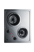 Accucold 21" Wide 230V 2-Burner Coil Cooktop