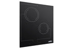 2-burner 18" x 21" 230V radiant cooktop with digital controls and black glass surface