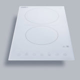 12" Wide 230V 2-Burner Radiant Cooktop (Model CR2B23T4W) - Hero