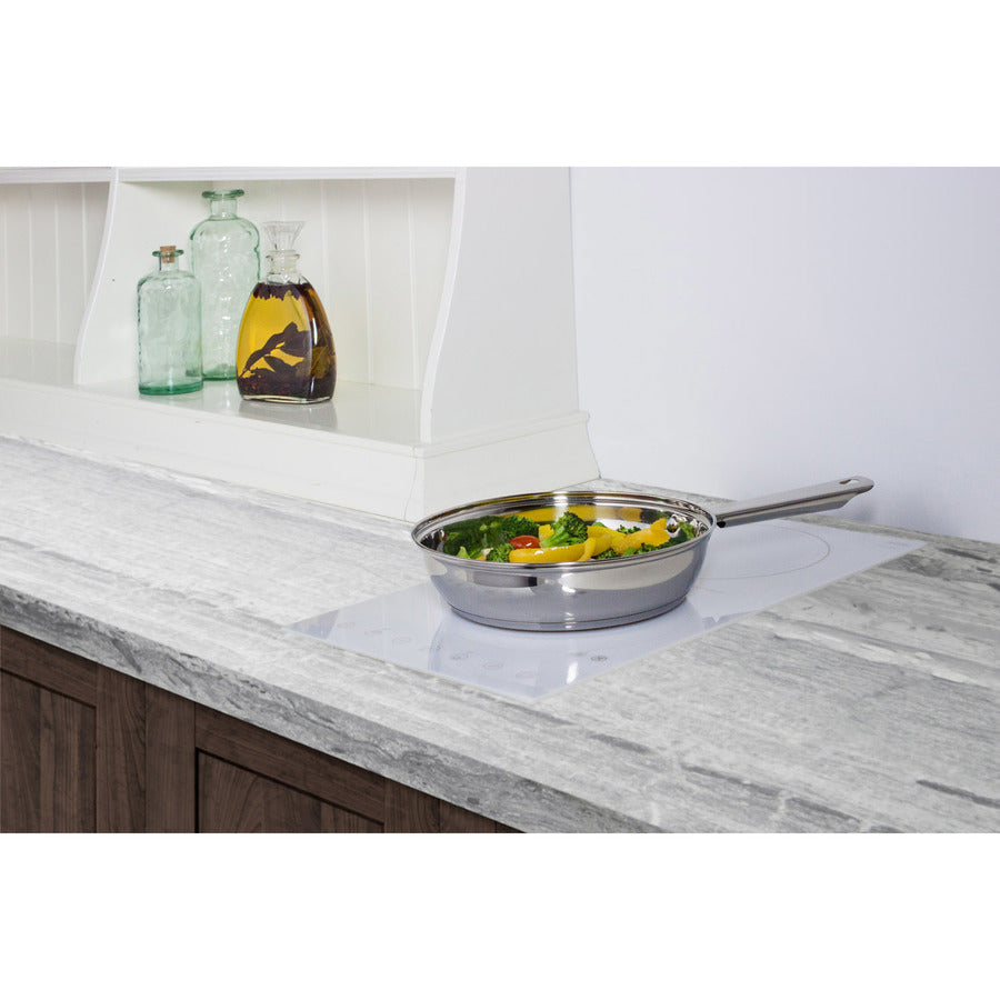 12" Wide 230V 2-Burner Radiant Cooktop (Model CR2B23T4W) - Set