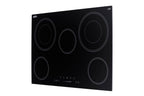 30" Wide 5-burner Smooth-top Cooktop in Black with Touch Controls