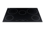 30" Wide 5-burner Smooth-top Cooktop in Black with Touch Controls