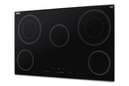 36" Wide 5-burner Smooth-top Cooktop in Black with Touch Controls