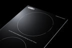230V 2-burner radiant black cooktop with digital touch controls and safety 30 minute auto shutoff for hotel use